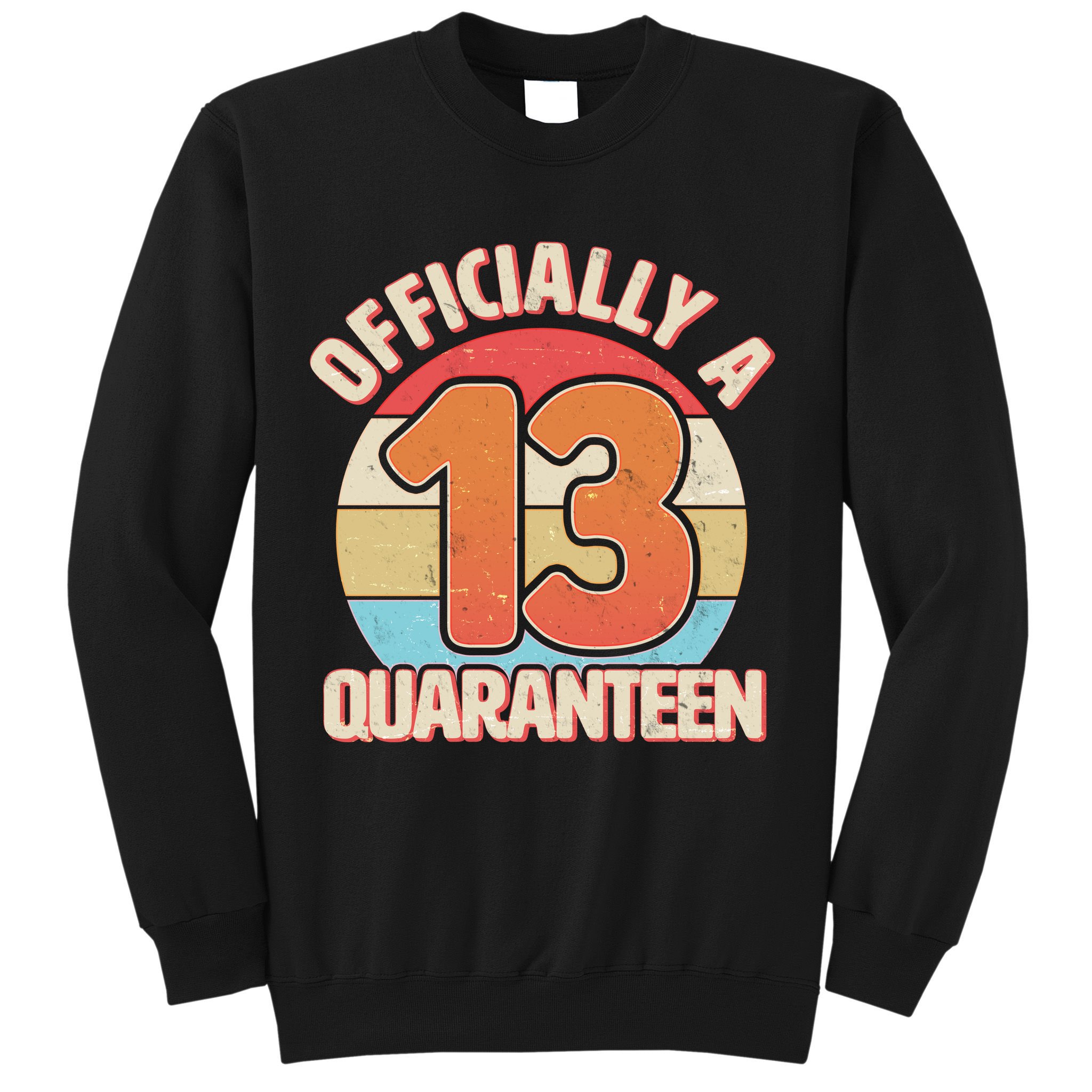 Officially A Quaranteen 13th Birthday Sweatshirt