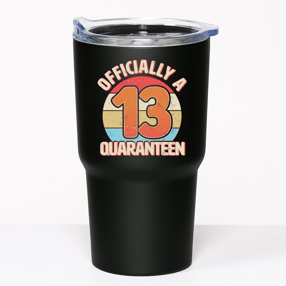 Officially A Quaranteen 13th Birthday Tumbler
