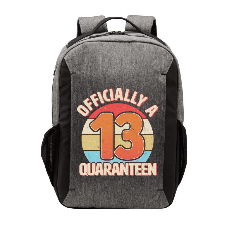 Officially A Quaranteen 13th Birthday Vector Backpack