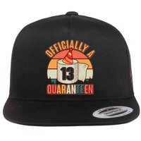 Officially A Quaranteen 13th Birthday Retro Flatbill Hat