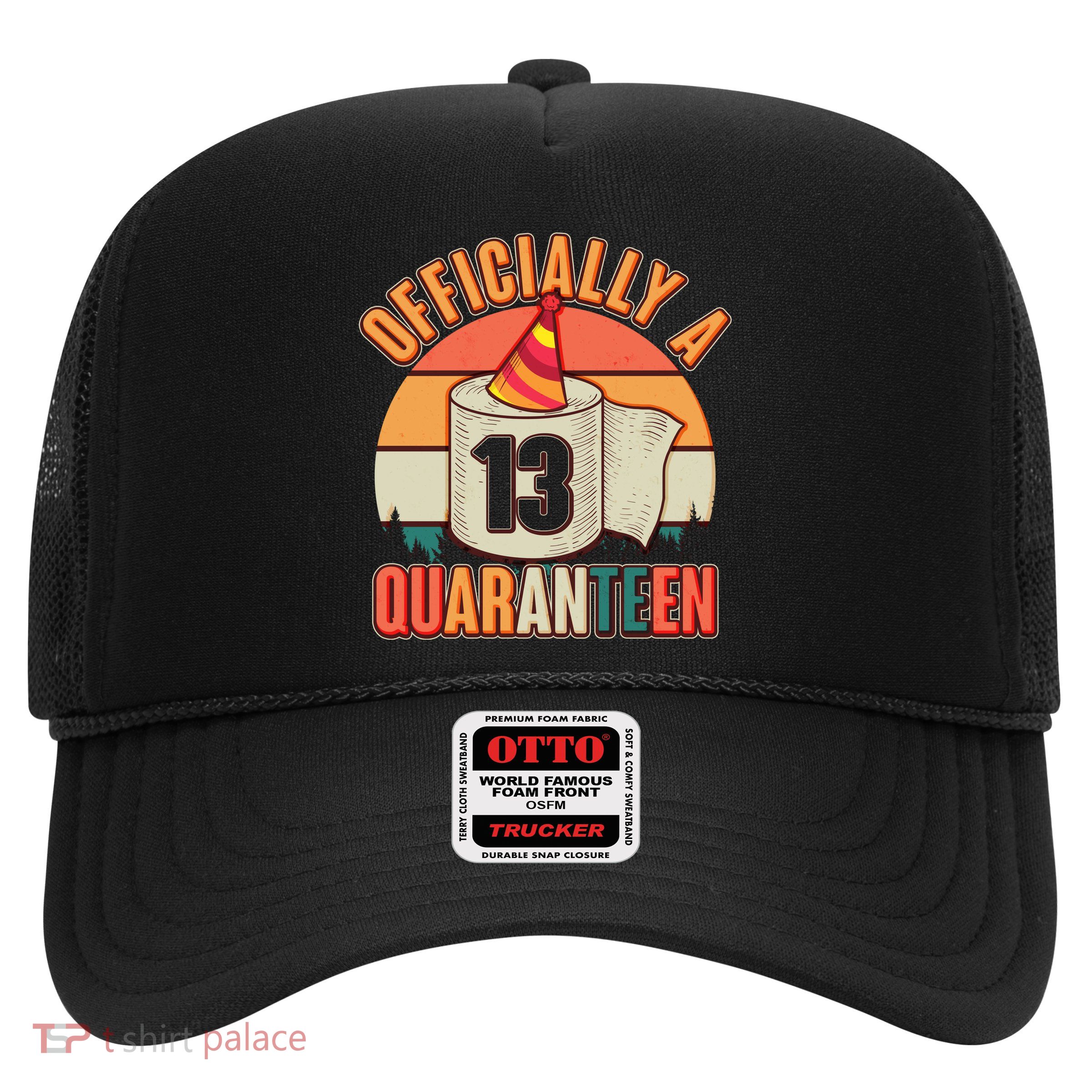 Officially A Quaranteen 13th Birthday Retro Trucker Hat