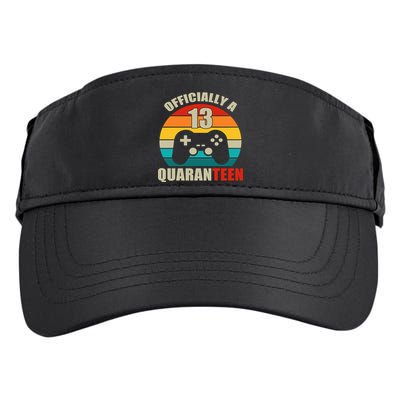 Officially Quaranteen 13th Birthday Adult Drive Performance Visor