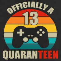 Officially Quaranteen 13th Birthday Adult Drive Performance Visor