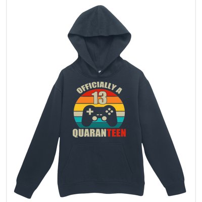 Officially Quaranteen 13th Birthday Urban Pullover Hoodie