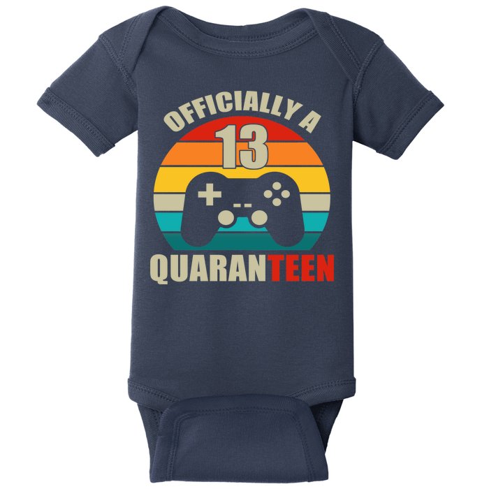 Officially Quaranteen 13th Birthday Baby Bodysuit