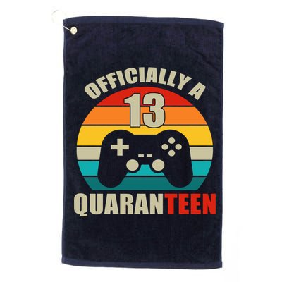 Officially Quaranteen 13th Birthday Golf Towel