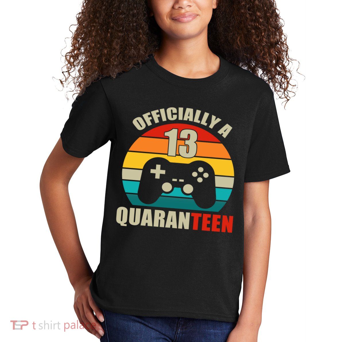 Officially Quaranteen 13th Birthday Kids T-Shirt
