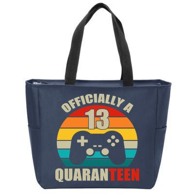 Officially Quaranteen 13th Birthday Zip Tote Bag
