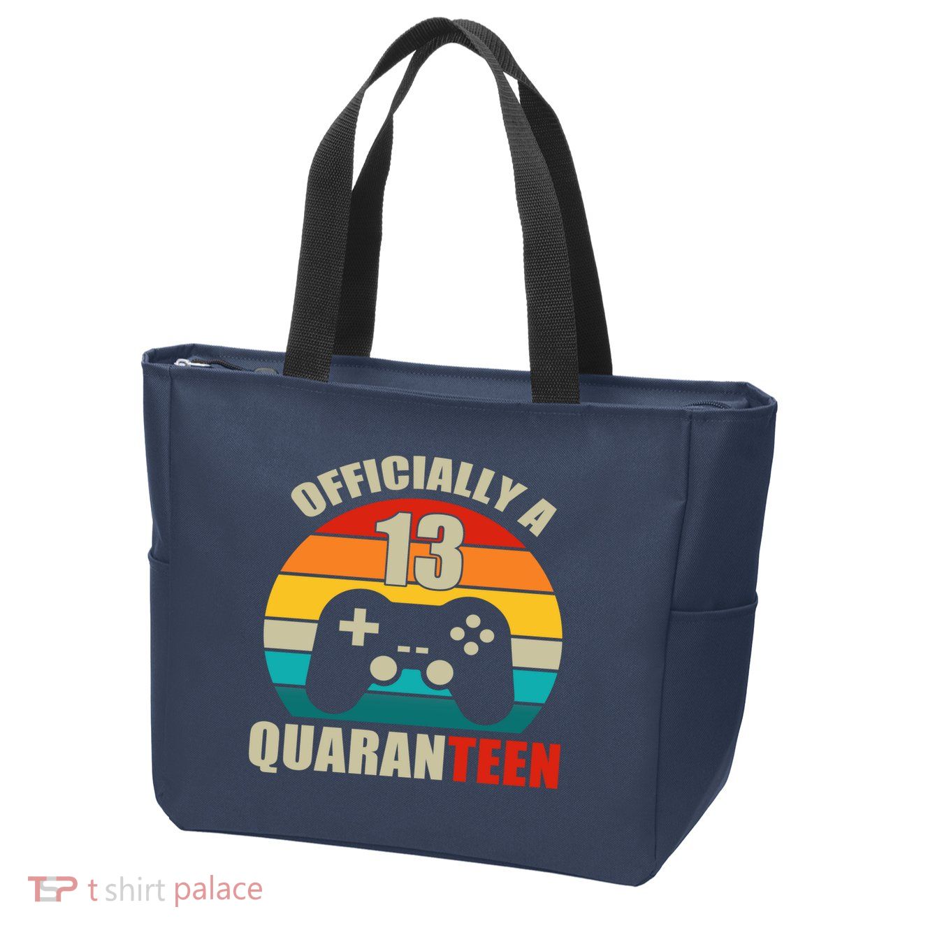 Officially Quaranteen 13th Birthday Zip Tote Bag