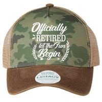 Officially Retired Let The Fun Begin Legacy Tie Dye Trucker Hat