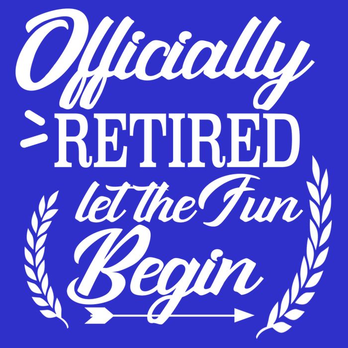 Officially Retired Let The Fun Begin Hoodie