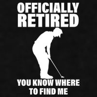 Officially Retired You Know Where To Find Me Ladies PosiCharge Tri-Blend Wicking Tank