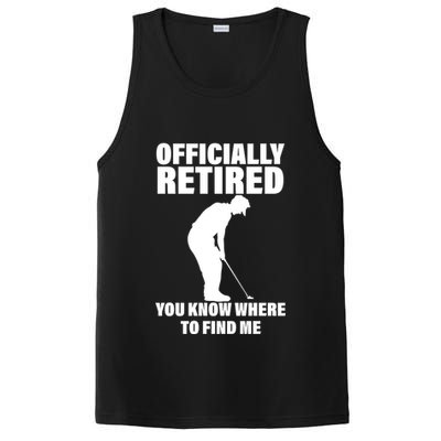 Officially Retired You Know Where To Find Me PosiCharge Competitor Tank