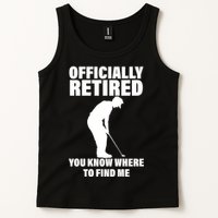 Officially Retired You Know Where To Find Me Tank Top