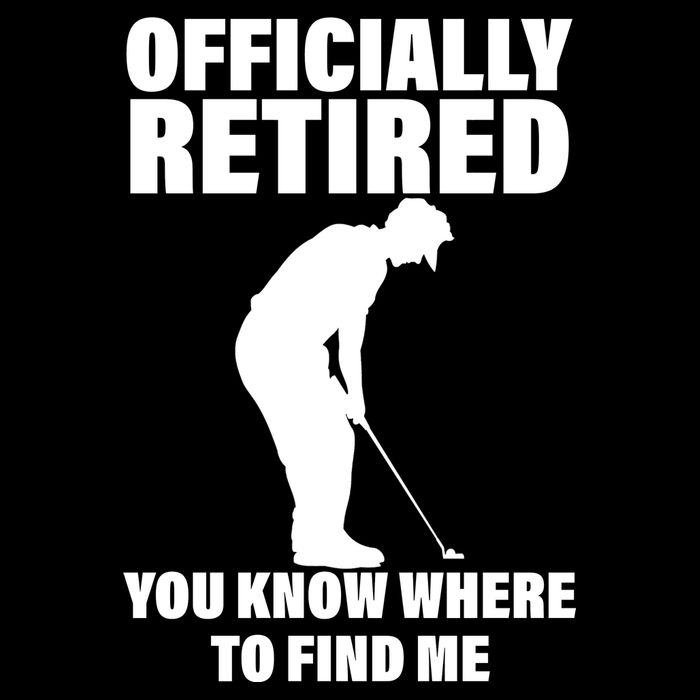 Officially Retired You Know Where To Find Me Short Acrylic Beanie