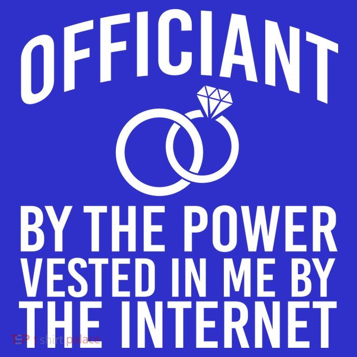 Officiant By The Power Vested I Me By The Internet 16 in Basic Backpack