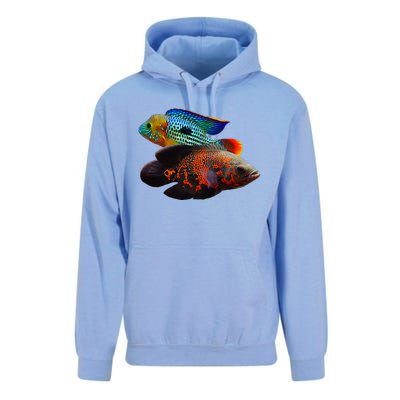 Oscar Fish Green Terror Cichlids Monster Fish Aquarium Unisex Surf Hoodie