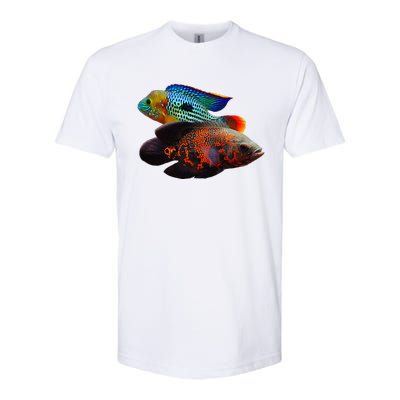 Oscar Fish Green Terror Cichlids Monster Fish Aquarium Softstyle CVC T-Shirt