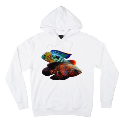 Oscar Fish Green Terror Cichlids Monster Fish Aquarium Hoodie