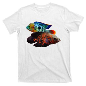 Oscar Fish Green Terror Cichlids Monster Fish Aquarium T-Shirt