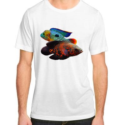 Oscar Fish Green Terror Cichlids Monster Fish Aquarium Adult ChromaSoft Performance T-Shirt