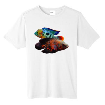 Oscar Fish Green Terror Cichlids Monster Fish Aquarium Tall Fusion ChromaSoft Performance T-Shirt