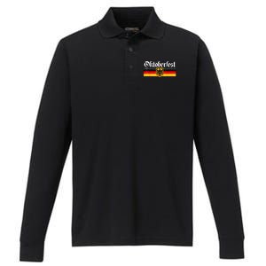 Oktoberfest Funny German Culture Gift Performance Long Sleeve Polo