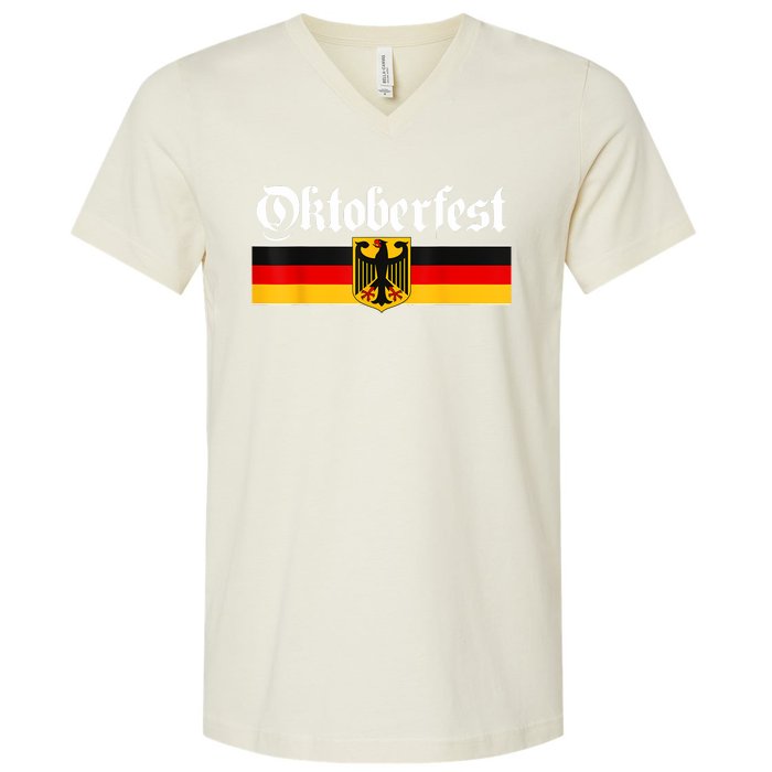 Oktoberfest Funny German Culture Gift V-Neck T-Shirt