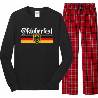 Oktoberfest Funny German Culture Gift & Graphic Long Sleeve Pajama Set