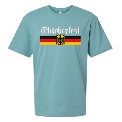 Oktoberfest Funny German Culture Gift & Graphic Sueded Cloud Jersey T-Shirt