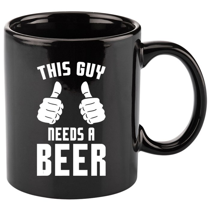 Oktoberfest Funny Guy Needs A Beer Alcohol Drinking Brewery 11oz C Handle Ceramic Mug