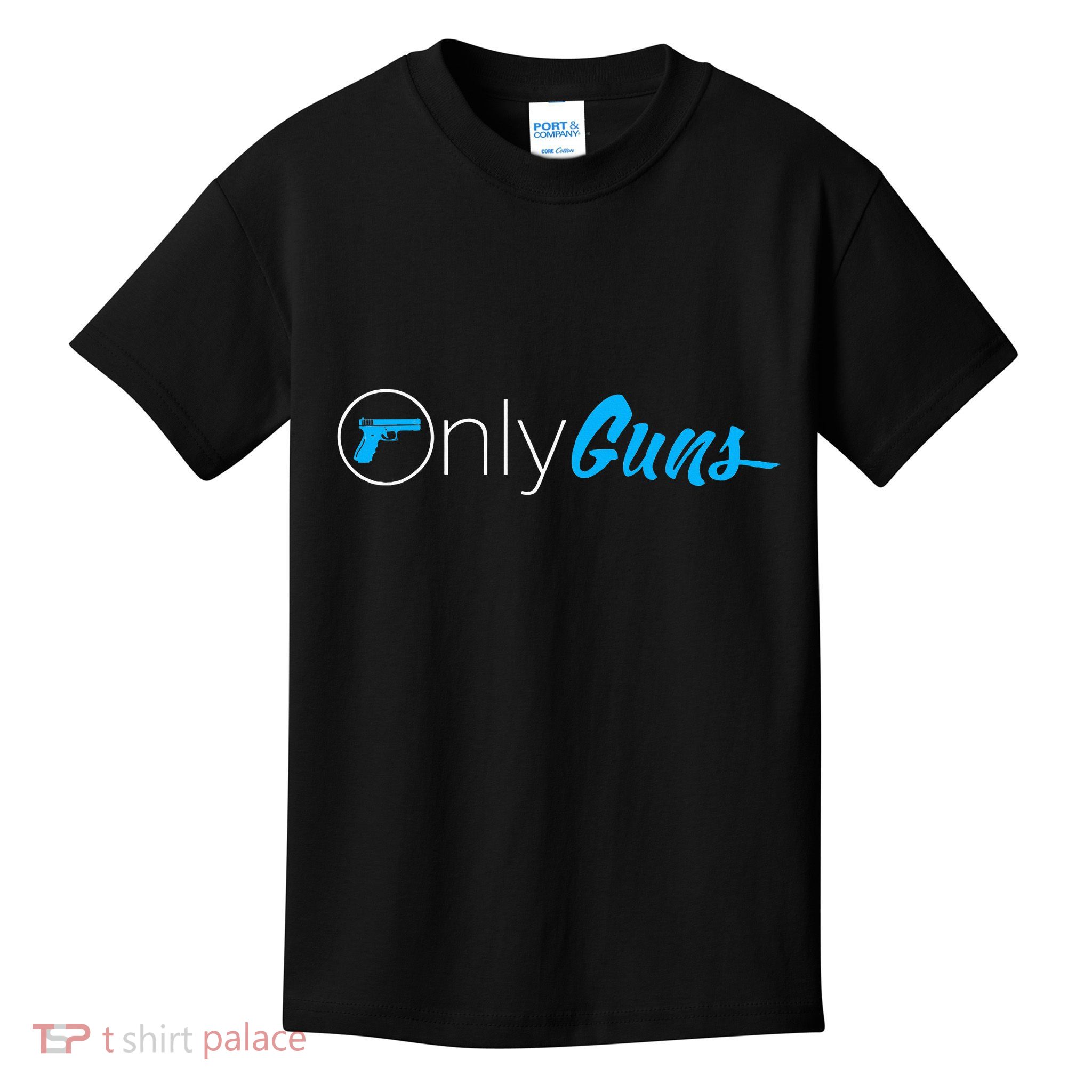 Onlyguns Funny Gun Owner Meme Parody Kids T-Shirt