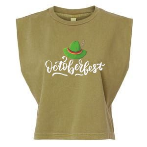 Oktoberfest Funny German Bavarian Costume Garment-Dyed Women's Muscle Tee