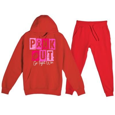 Out Football Go Fight Win Premium Hooded Sweatsuit Set