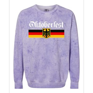 Oktoberfest Funny German Culture Gift & Graphic Colorblast Crewneck Sweatshirt