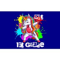 Out First Grade 1St Grade Graduation Magical Unicorn Dabbing Gift Bumper Sticker