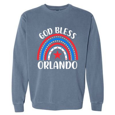 Orlando Florida Gift I Love Orlando Florida Usa Gift Garment-Dyed Sweatshirt