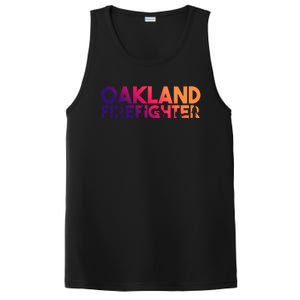 Oakland Firefighter Gift Firefighter Dad Gift Great Gift PosiCharge Competitor Tank