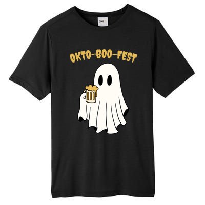 Oktoboofest Funny Halloween Oktoberfest Beer Ghost Humor Great Gift Tall Fusion ChromaSoft Performance T-Shirt