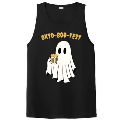 Oktoboofest Funny Halloween Oktoberfest Beer Ghost Humor Great Gift PosiCharge Competitor Tank