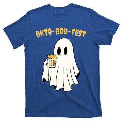 Oktoboofest Funny Halloween Oktoberfest Beer Ghost Humor Great Gift T-Shirt