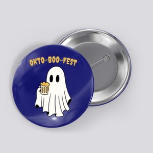 Oktoboofest Funny Halloween Oktoberfest Beer Ghost Humor Great Gift Button