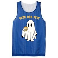 Oktoboofest Funny Halloween Oktoberfest Beer Ghost Humor Great Gift Mesh Reversible Basketball Jersey Tank