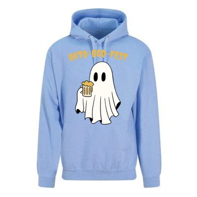 Oktoboofest Funny Halloween Oktoberfest Beer Ghost Humor Great Gift Unisex Surf Hoodie