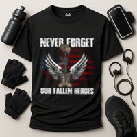 Our Fallen Heroes Veterans Memorial Day Partiotic Military Cooling Performance Crew T-Shirt