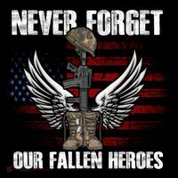 Our Fallen Heroes Veterans Memorial Day Partiotic Military Tall T-Shirt