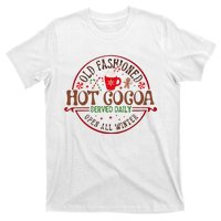 Old Fashioned Hot Cocoa Chocolate retro groovy Christmas  T-Shirt