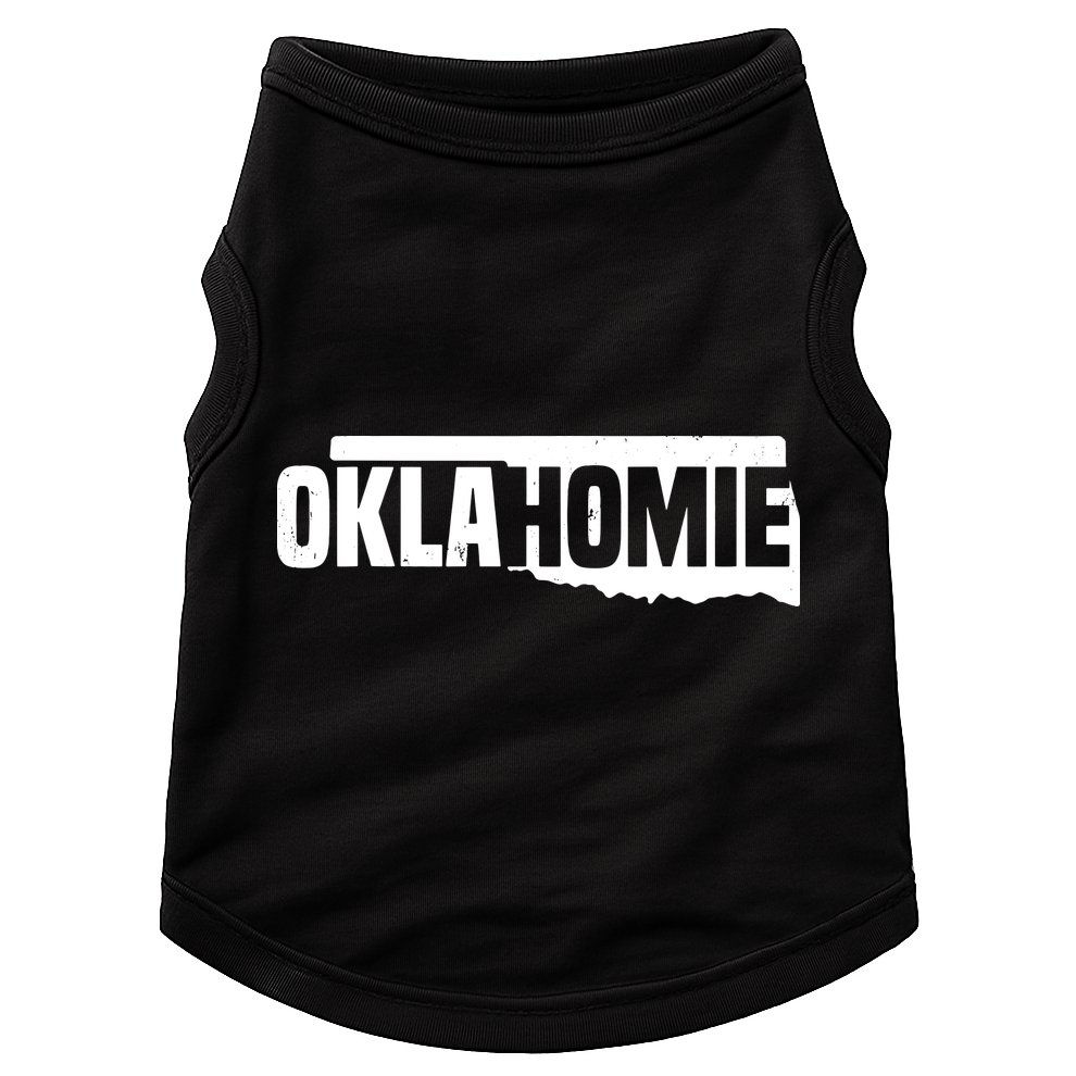 Oklahomie Funny Humor Oklahoma Pride Vintage Retro Doggie Tank