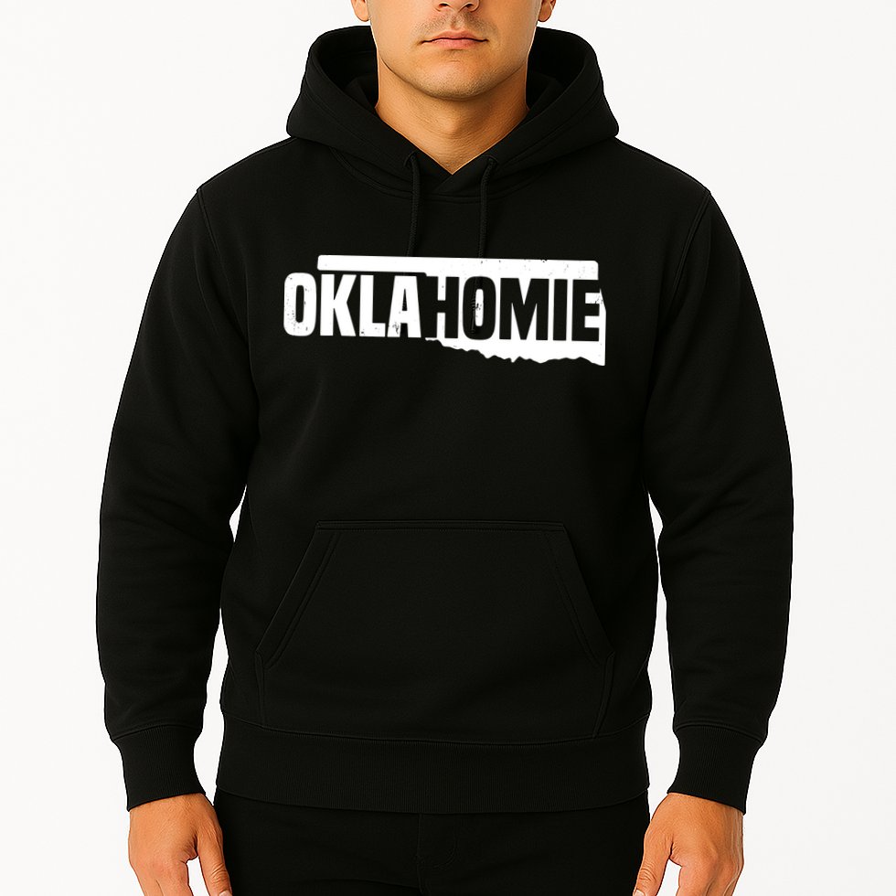 Oklahomie Funny Humor Oklahoma Pride Vintage Retro Hoodie