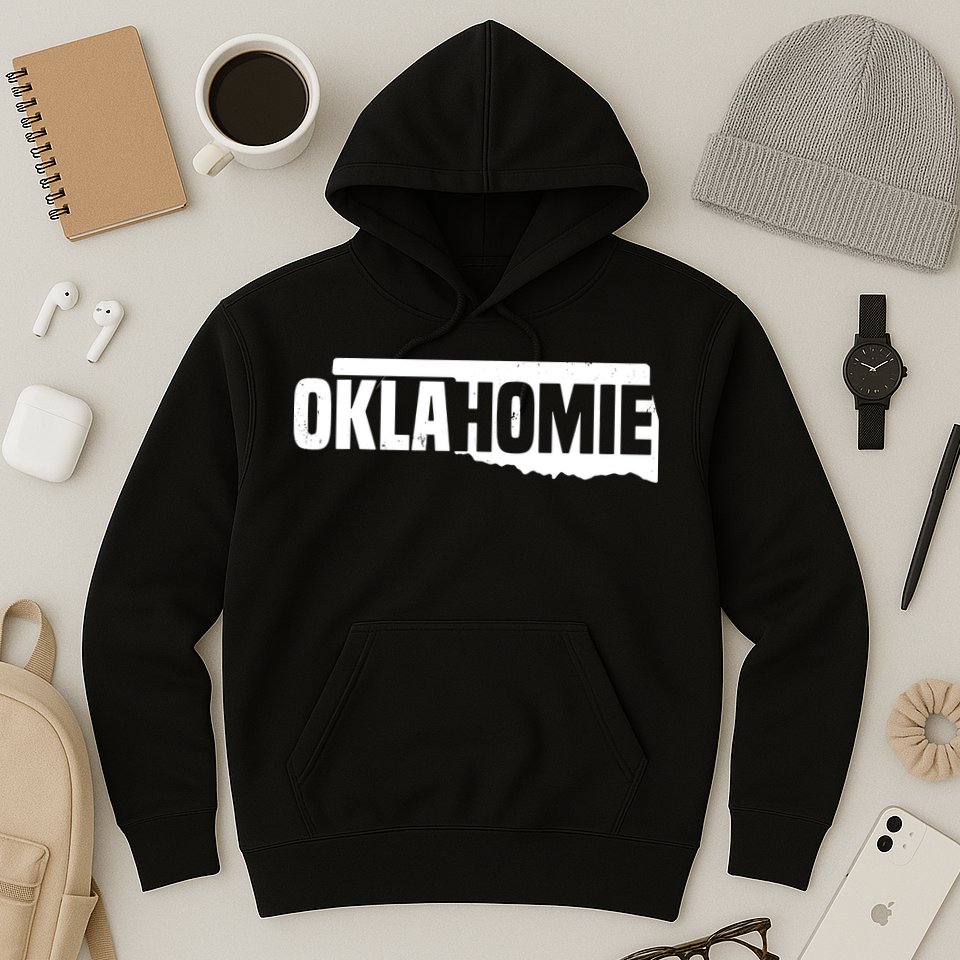 Oklahomie Funny Humor Oklahoma Pride Vintage Retro Hoodie